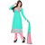 Jheenu Womens Sakh1 Liril Georgette Unstitched Salwar Suit Dress Material