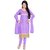 Jheenu Lavender Chanderi Top Straight Unstiched Salwar Suit Dress Material