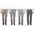 Grahakji Men's Multicolor Regular Fit Formal Trousers (Pack of 4)