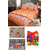 JARS Collections Combo of Cotton Double Bedsheet with 2 Pillow Covers,2 Mats and 10 Cartoon Face Towels
