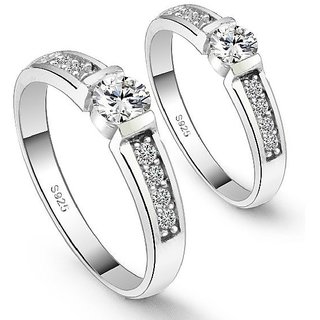 sterling silver couple rings