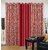 Akash Ganga Polyester Multicolor Eyelet Door Curtains (Set of 3) (7 Feet) CUR3-ST-150-7