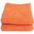 Lushomes Cotton Orange Hand Towel Set (Pack of 2)