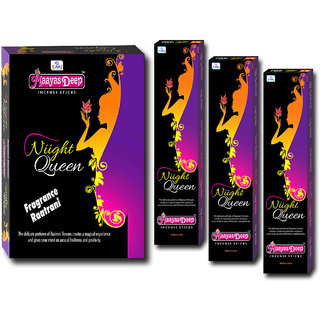 MaayasDeep Night Queen Agarbatti-Raat Rani Fragrance-Pack Of 8 Regular Pack-Total Approx-120 Sticks