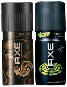 AXE Deodorant Pulse and Dark Temptation (Combo Set of 2 Pcs)-150ml Each