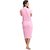 Imported Soft Terry Towel Bathrobe SPA Gown (Pink)