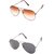 Closer Black Aviator Sunglasses For Men  Women-Combo-In307-305