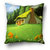 Beautiful Hut LandScape  Cushion Cover