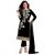 Fancy Black colored Embroidered Straight Suit