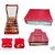 Atorakushon 5Pack rolla  jewelery box combo of bangle box cover and pouches set of 5