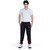 Mens Sporty Trackpant Black Red