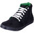Fausto MenS Black Sneakers Lace-Up Shoes (FST 1032 BLACK)