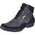 Fausto MenS Black Casual Lace-Up Shoes (FST FBT7008 BLACK)