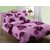 Swaas Larisa Double Bed Sheet Set with 2 Pillow Covers - Purple