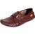 Fausto MenS Brown Casual Loafers (FST 797 CHERRY)