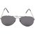 Closer Black Aviator Sunglasses For Men  Women-Combo-In307-305