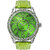Omax Party Wear Ladies Green Dial Watch