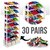 Sarahusainatther Plastic & Acrylic Corner Amazing Shoe Rack 30 Pairs Storage 10 Tier Shoe Rack Organizer (White)
