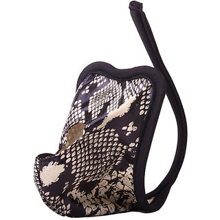 Imported Men Heart-shaped C-string Snake Skin Pattern Thong Underwear