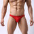 Imported Mens Sexy Sheer Mesh G-string Underwear Thong T-back Briefs Pouch L Red