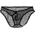 Imported Sexy Men Big Mesh Net Underwear See Through Sheer Thong Pouch Briefs M Blk