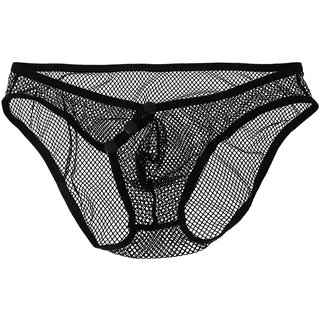 Buy White Mesh Briefs Mens Brief Mens Underwear See Through Lingerie  Enlarged Pouch Mens Briefs, Mens Mesh Briefs, Extended Pouch Briefs Online  in India 