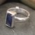 Beautiful 5.25 Ratti Natural Blue Sapphire Adjustable Sterling Silver Ring For Men  Women HR361
