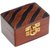 Craft Art India Brown Wooden  Decorative Jewelery / Jewellery Box With Designing