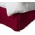 Super Soft And Elegant 1Pc Bed Skirt With 7 Drop Length 800 Thread Count Twinxl 100 Egyptian Cotton Burgundy Solid By Hothaat