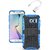 YGS Tough Rugged Dual Layer Back Case with Kickstand for Samsung Galaxy S7 Edge-Blue With Audio Splitter