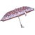 Fendo Floral BrownPurple 2-Fold Umbrella