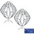 0.26ct Natural White Diamond Earring Stud 925 Sterling Silver Earrings ER-0124S