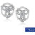 0.19ct Natural White Diamond Earring Stud 925 Sterling Silver Earrings ER-0201S