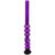 Moksha 24 Inch Tall Transparent Purple 6 bulb Acrylic Bong. Tube Diameter 4cm