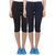 Vimal-Jonney Black  Navy Blue Cotton Blend Trackpant For Women ( Pack Of 2) (F1BLACK-F1NAVY-02)