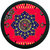 AE World Red Ethnic Wall Clock (With Glass)