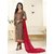 RapidDukan Un-Stitched Brown Color Straight Salwar Suit Dupatta Material SF579