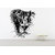 Wallskart  Lion Face Silhoute Awesome Artwork Extra Large Black Wall sticker