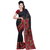 Kajal Sarees Multicolor Georgette, Art Silk Floral Print Saree With Blouse