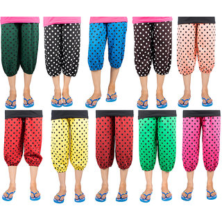 three fourth night pants for ladies