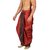 Pariwar Mens Mahroon Silk redymade Dhoti with front satin patch work.