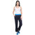 Vimal-Jonney Navy Blue Cotton Blend Trackpant For Women (F3NAVY01)