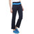 Vimal-Jonney Navy Blue Cotton Blend Trackpant For Women (F2NAVY01)