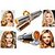 Hairinstyler Instyler Rotating Iron Straightener Cum Curling Iron In Styler With Velcro Bumpits Hair Curler (Grey)