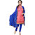 Surat Tex Pink Color Party Wear Embroidered Chanderi Cotton Un-Stitched Dress Material-H637DLC1128CN