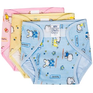Buy Baby Joy Inside Non Toxic Plastic Outside Printed Cotton Diaper