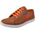 Fausto MenS Tan Sneakers Lace-Up Shoes (FST K6075 TAN)