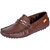 Fausto MenS Brown Casual Loafers (FST 333 BROWN)