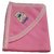 Garg Funny Teddy Hood Pink Blanket