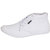 Fausto MenS White Sneakers Lace-Up Shoes (FST 1015 WHITE)